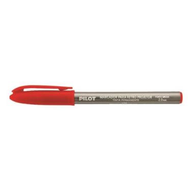 Imagem de Marcador Permanente CD/DVD, Vermelho, 2 mm, Pilot