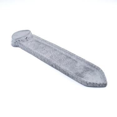 Imagem de Incensario Régua 23 cm Universal Branco Resina - Lua Mística - 100% Or