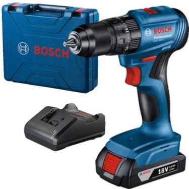 Imagem de Parafusadeira furadeira impacto bateria 18v gsb 185-li bosch