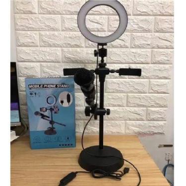 Imagem de Suporte De Mesa De Microfone Live Voice Professional - oem