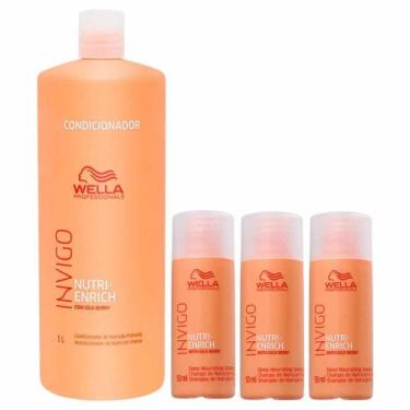Imagem de Wella Professionals Invigo Nutri-Enrich Kit - 1 Condicionador + 3 Sham
