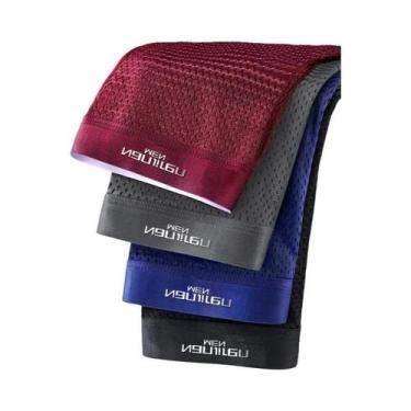 Imagem de Cuecas Boxer Masculinas de Bambu Plus Size 5XL - Com Bolsa Convexa, XX