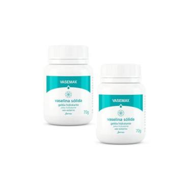Imagem de Kit 2 Vaselina Sólida Hidratante Vasemax 70g - Farmax