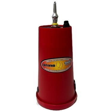 Imagem de Inflador Copinho de Balões Bônus a Bateria Vermelho Bivolt