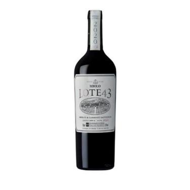 Imagem de Kit 6 Un Vinho Miolo Lote 43 750 ml com Caixa de Madeira