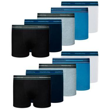 Imagem de Kit 10 Cuecas Boxer Infantil Lupo Kids Algodão Cotton Oferta, M, Multi