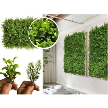 Imagem de 12 Placas de Alta Qualidade Plantas Permanentes para Jardim Vertical I