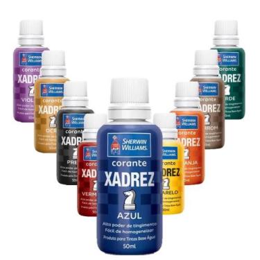 Imagem de Corante Líquido Xadrez Sherwin Williams Tintas Bisnaga Pigmento Varias