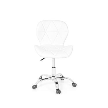 Imagem de Cadeira Escritório Slim Vegas Base Giratória Estofada Branco