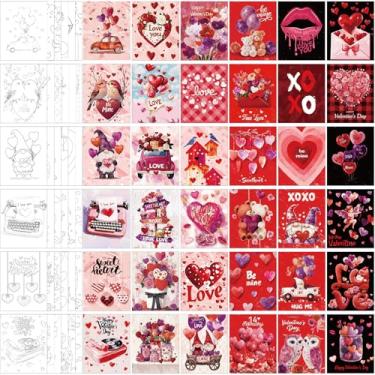 Imagem de Skyygemm 36 peças 20 x 25 cm tela pré-desenhada para pintura em tela pré-esticada para adultos contorno de tela pré-desenhada para beber e pintar artigos de festa