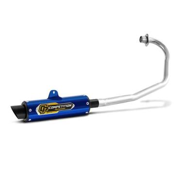 Imagem de Escapamento Competition Pro Tork Curva Cromada Moto Honda Titan 150 Es