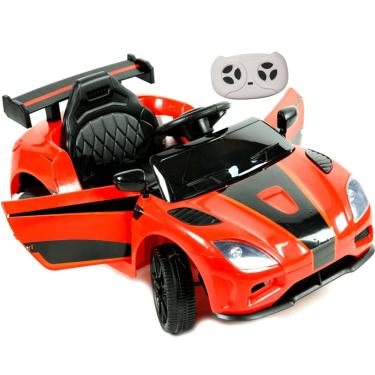 Imagem de Carro Eletrico Bang Toys SS Sportiva 12V com Controle Vermelho