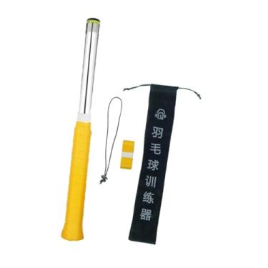 Imagem de Vaveren Badminton Racket Swing Trainer com bolsa de armazenamento para flexibilidade de força e equipamento de aderência confortável de com som