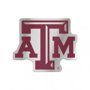 Imagem de WinCraft Decalque NCAA Texas A&M Aggies Decalque estilo crachá automático, cores de equipe, tamanho único