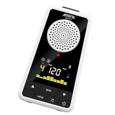 Imagem de menolana Mini Metronoma, batida TAP, VOLUME AJUSTÁVEL PARTS MUSICAL PARTS METRONOME ELECTNICO PORTÁVEL para PIANO de VIOLINO DO VIOLINO, Branco