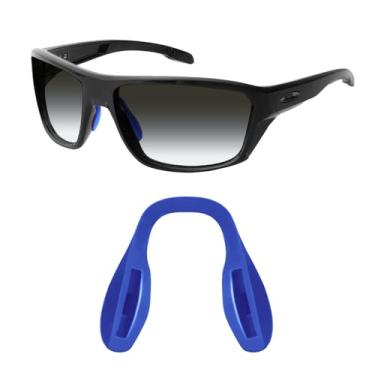 Imagem de Mryok Nosepiece de substituição para óculos de sol Oakley Crossrange Split Time OO4129 – Azul Asiático Fit