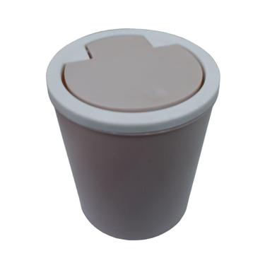 Imagem de Lixeira com Tampa Click 5 Litros 2446970 Rosa - Quanhe