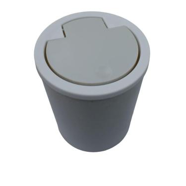 Imagem de Lixeira com Tampa Click 5 Litros 2446970 Cinza - Quanhe