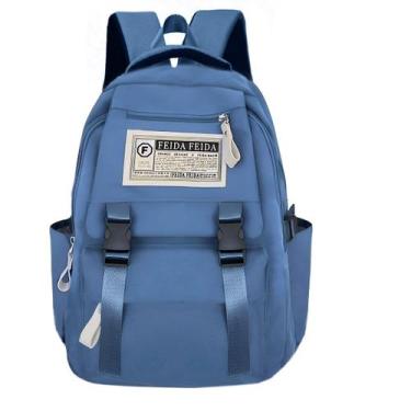 Imagem de Mochila Versátil Espaçosa Reforçada Notebook Faculdade Trabalho Escola