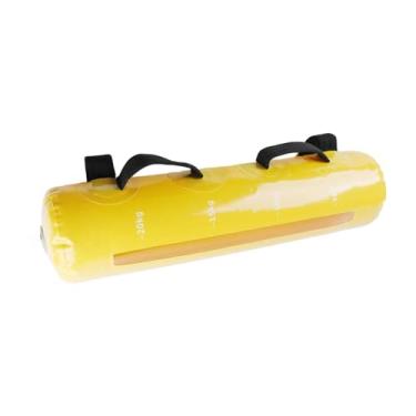 Imagem de menolana Saco de água levantando peso água haltere haltere de peso portátil Bolsa de energia Treinamento Bolsa de fitness de água para levantamento de, Amarelo