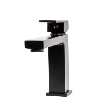 Imagem de Torneira para Banheiro Misturador Monocomando Purangi Baixa Pingoo.casa - Preto