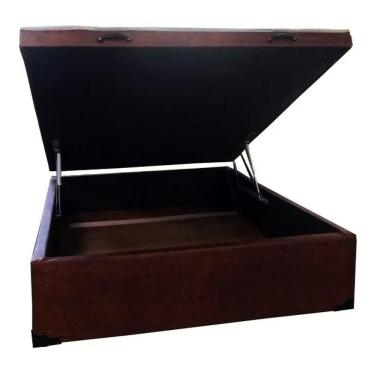 Imagem de Cama Box Box Baú Casal com 48Cm de Altura Total - 30Cm de Profundidade No Corino 