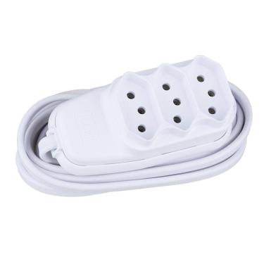 Imagem de Extensão 2.5m 2P+T Ilumi 17871 Branca