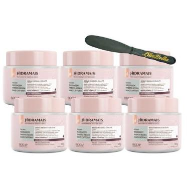 Imagem de 6 Gel De Pimenta Negra Nano Caffein 500g Hidramais+Espàtula