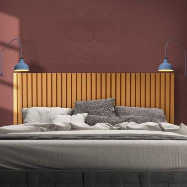 Imagem de Cabeceira Suspensa Ripada King Size Nature Nettie Shop Jm