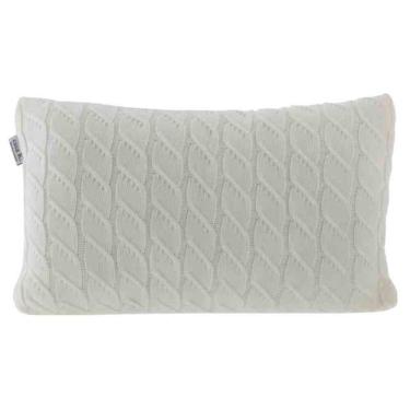 Imagem de Almofada Rinzeira Tricô Vivat 30x50 Off White Kacyumara
