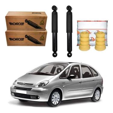 Imagem de Kit Amortecedor Traseiro Xsara Picasso 1.6 2.0 2001 A 2012 - Monroe