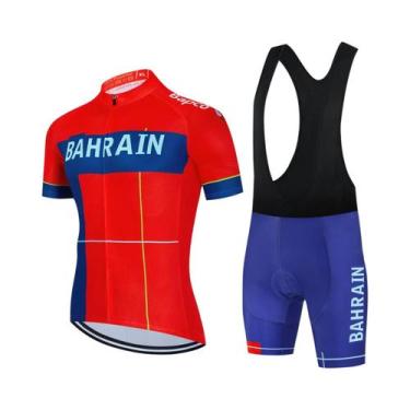 Imagem de Camisa e Bermuda de Ciclismo Masculina para Verão - Manga Curta - MTB,