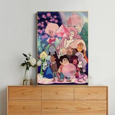Imagem de Pôster de arte Steven Universe para decoração de bar de sala de estar 