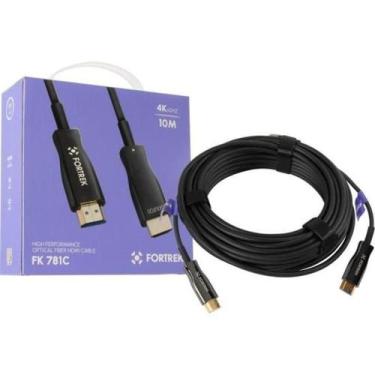 Imagem de Cabo HDMI Fibra Óptica 4K 10m FK781C Fortrek