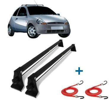 Imagem de Rack de Teto Vhip Ford Ka 97-07 + 2 Elásticos - Preto