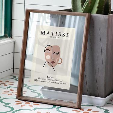 Imagem de Moldura De Espécime De Planta De Herbário Transparente De Dupla Face Para Flores Prensadas Exibição De Folhas Secas Decoração De Parede De Mesa De Mesa, Walnut, A4