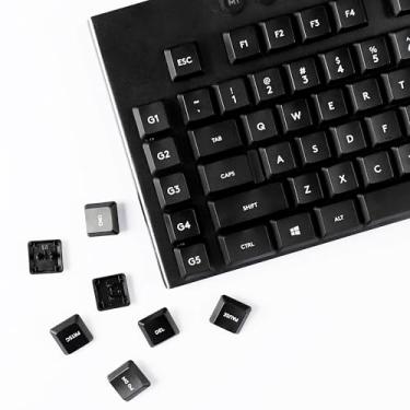 Imagem de YMDK Teclas de simplicidade de cor sólida, material PBT de baixo perfil, compatível com teclado Logi G813 G815 G913 G915 G913 tkl G915