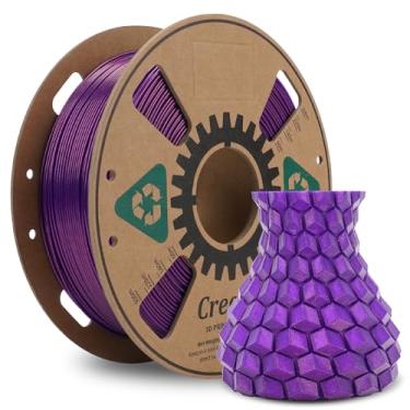 Imagem de Creator Filamento Sparkle HS PLA 1,75 mm 1kg - Filamento de impressora 3D de alta velocidade com glitter, Aurora Purple Shimmery PLA+, impressão rápida e alta fluidez para a maioria das impressoras