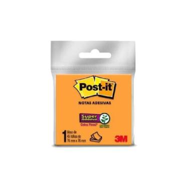 Imagem de Notas Adesivas 76 X 76Mm 45 Folhas Laranja Post-It
