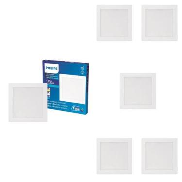 Imagem de 6 Luminárias Plafon Led 18w Philips 6500k 1300lm Bivolt