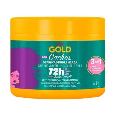 Imagem de Máscara de Tratamento Niely Gold 430 gr Cachos Definição Prolongada