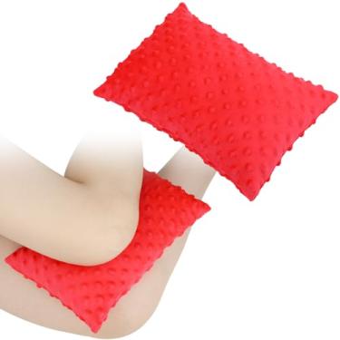 Imagem de Travesseiro macio de joelho para perna 28 x 19,8 cm, almofadas pequenas de suporte de quadril entre as pernas para pessoas que dormem de lado, ciática, alívio da dor, lavável na máquina, presentes de