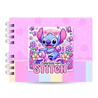 Imagem de Livro de Colorir Stitch fofo infantil caderno de desenho para pintar 5