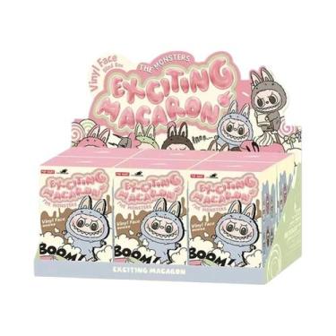 Imagem de Bonito Labubu Monster Blind Box Toy Kawaii Cardiac Macarone Figura Mod
