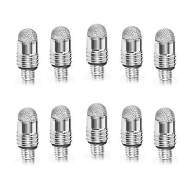 Imagem de Pontas de fibra de malha (pacote com 10) pontas de substituição de caneta Stylus GUUGEI adequadas para tela sensível ao toque capacitiva, alta sensibilidade, macia, sem arranhões