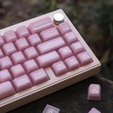 Imagem de Conjunto de teclas de 142 teclas Doubleshot Pink Jade SA Profile para teclado mecânico Cherry Mx 61/64/87/104/108 Cherry Mx