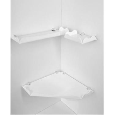 Imagem de Kit de acessórios de banheiro cantoneira porta shampoo  - Fábrica de U