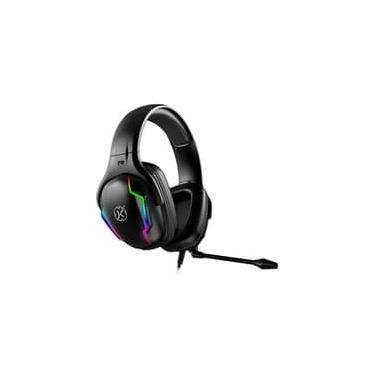 Imagem de Headset Gamer Kalkan Munin, RGB, Surround 7.1, Adaptador USB Tipo-C, Preto - KLK00022