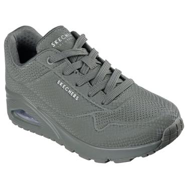 Imagem de Skechers Tênis feminino com escala Uno-Shiny, Oliva, 39