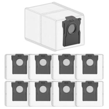 Imagem de MIBUMIKI (Pacote Com 9) Sacos De Pó Reposição Para Aspirador Dreame X50 Ultra/ L10S Pro X30 X40 Ultra/Mova E30 L40 Ultra Gen 2, Robô, Recipiente